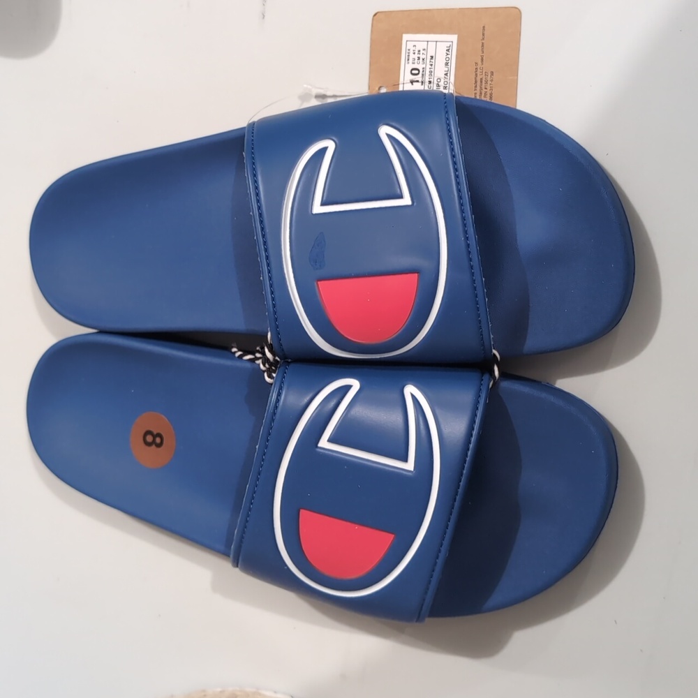 Champion men's size 8 slides